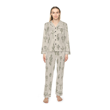 Women's Satin Pajamas (AOP)