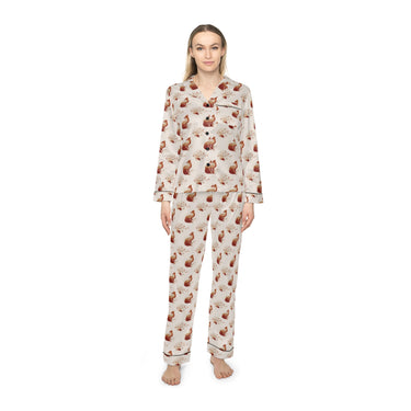 Women's Satin Pajamas (AOP)