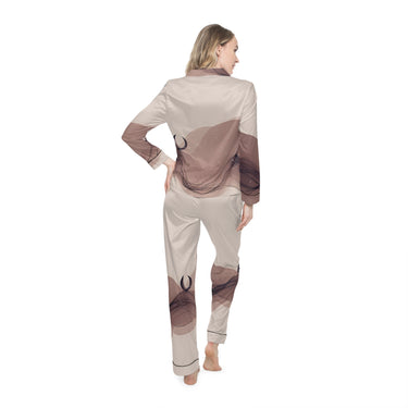 Women's Satin Pajamas (AOP)