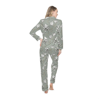 Women's Satin Pajamas (AOP)