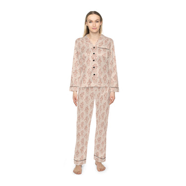 Women's Satin Pajamas (AOP)