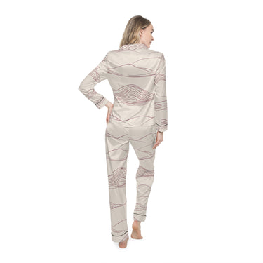 Women's Satin Pajamas (AOP)