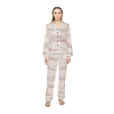 Women's Satin Pajamas (AOP)